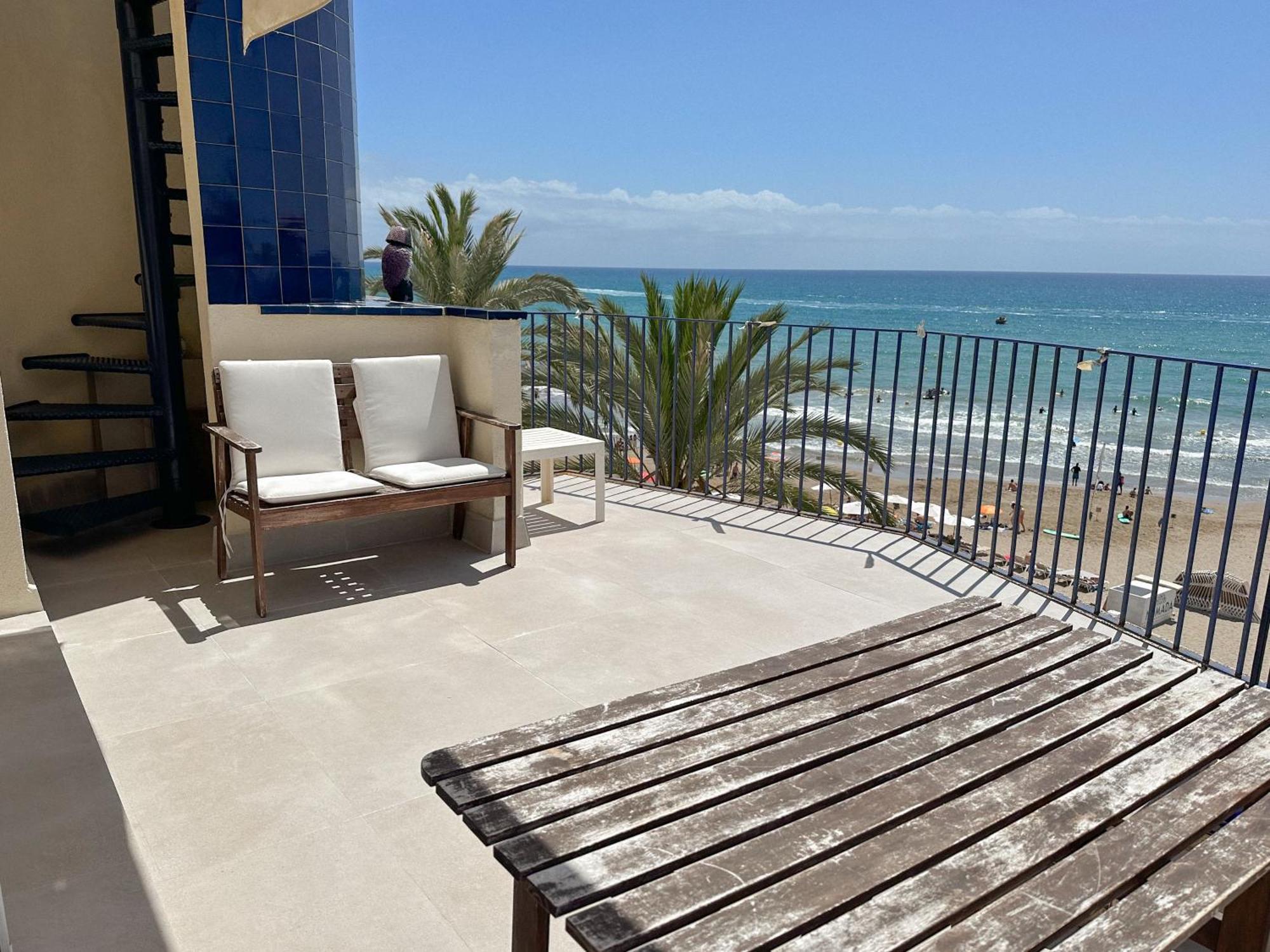 Appartamento Sitges Aiguadolc Playa Esterno foto